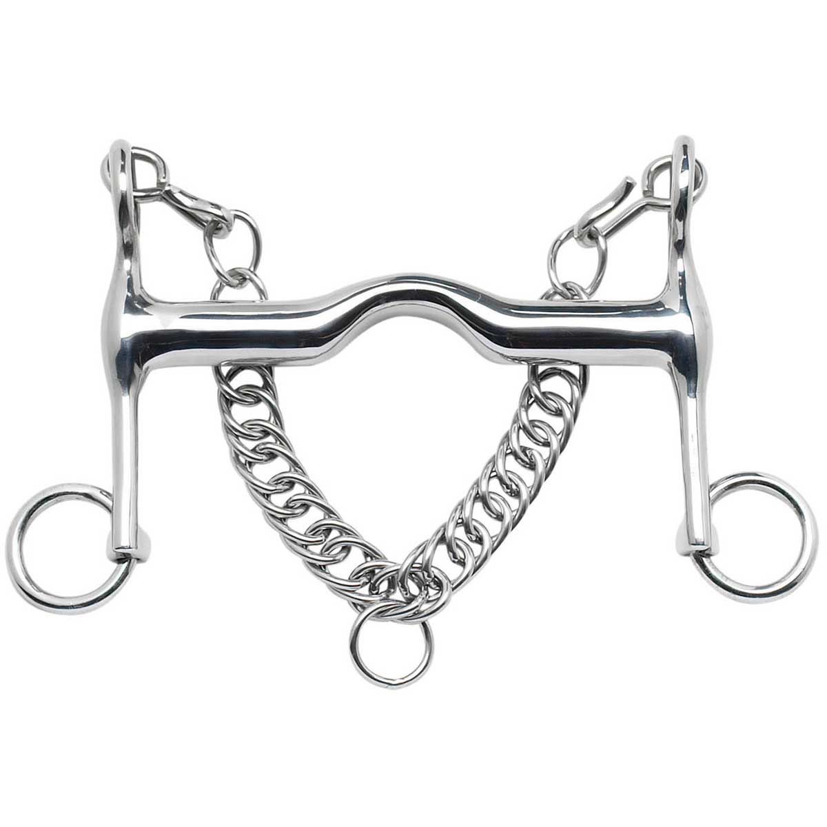 BUSSE Double Bridle EDELSTAHL