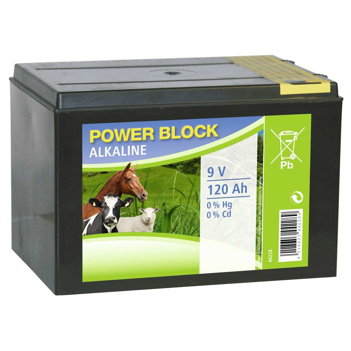 Batterie pour clôture électrique Alcaline 9V 120Ah