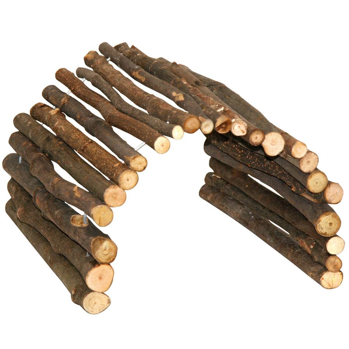 Kerbl Ponte di salice per roditori / Ponte di legno 27 x 16 cm