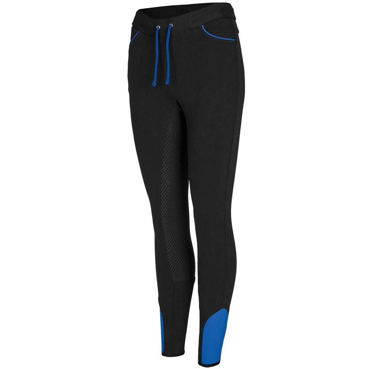 BUSSE Leggins da equitazione LISSY nero (diva blue) 34