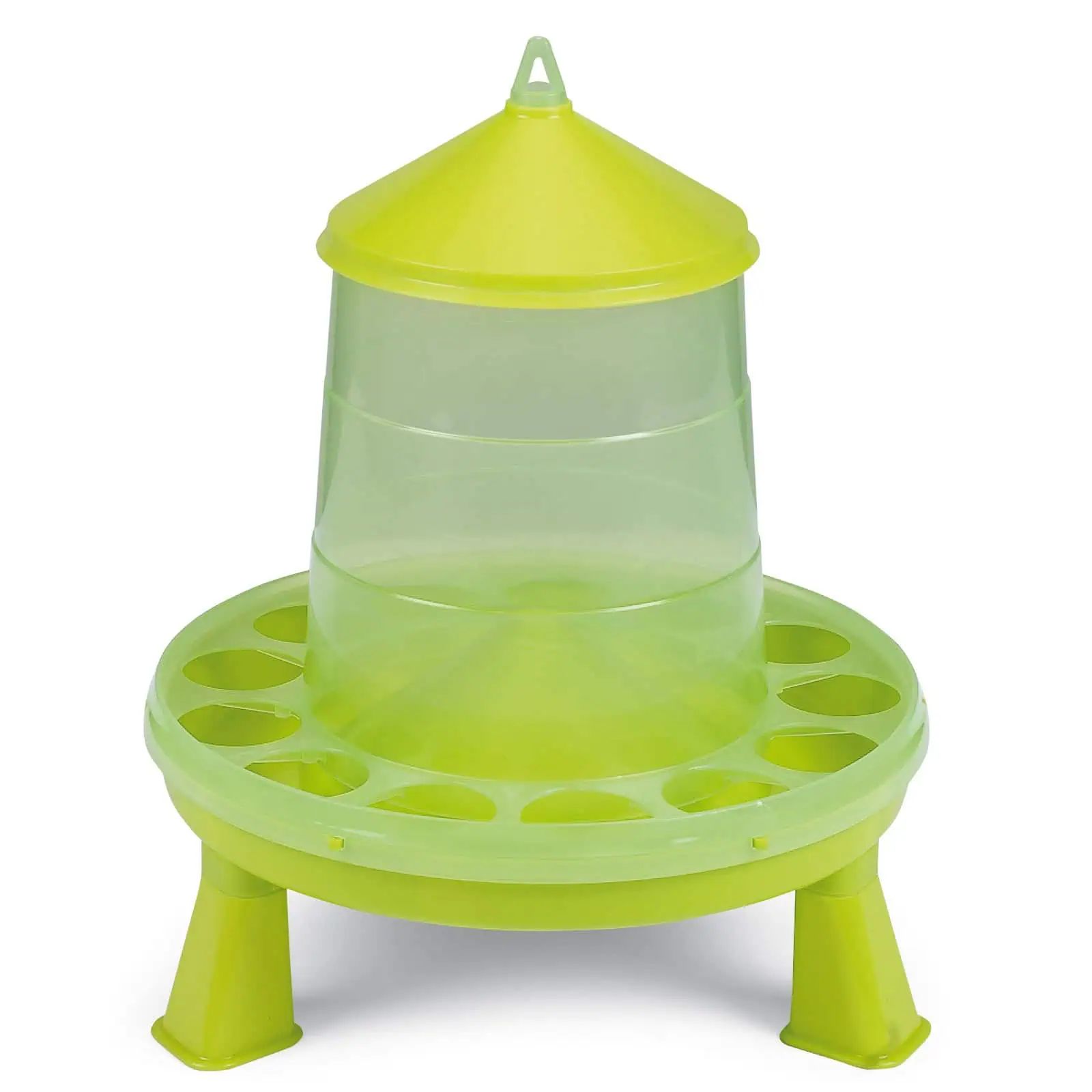 Agrarzone Mangiatoia per pollame 2 kg con piedini verde