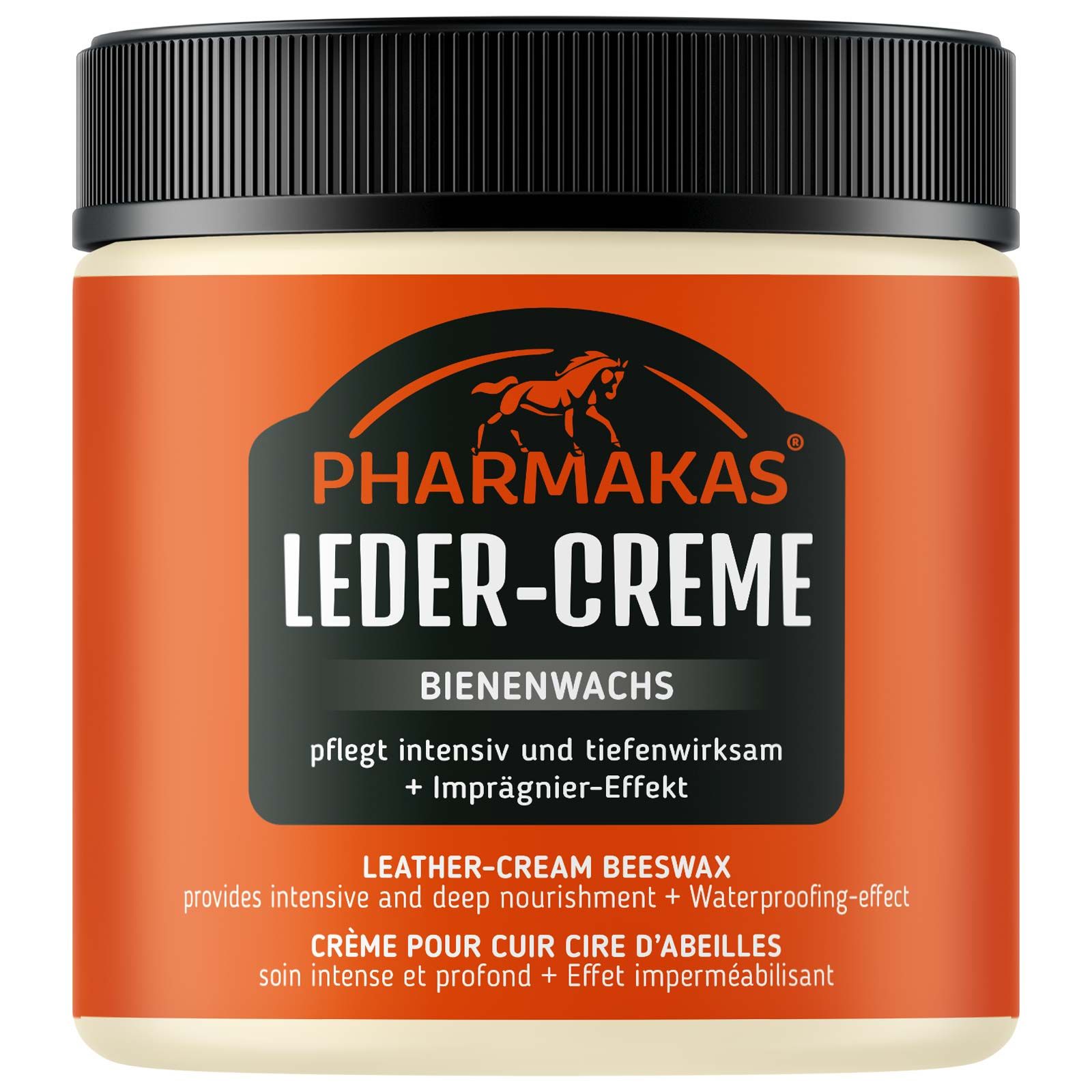 Crème nourrissante pour cuir et harnais à la cire d'abeille Pharmakas