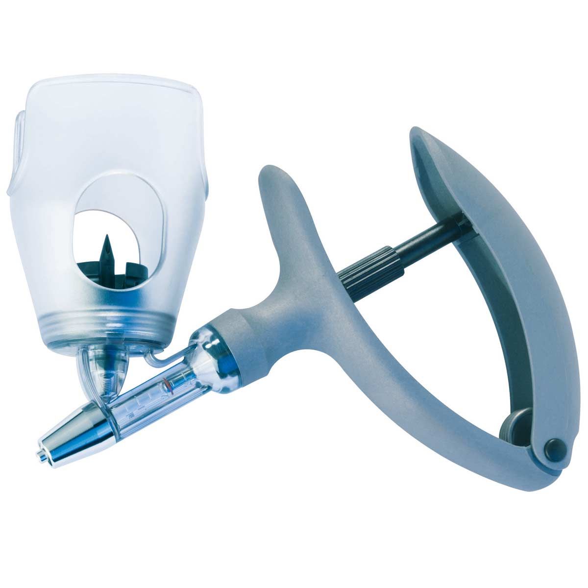 HSW ECO-MATIC siringa con supporto per flacone e attacco Luer-Lock