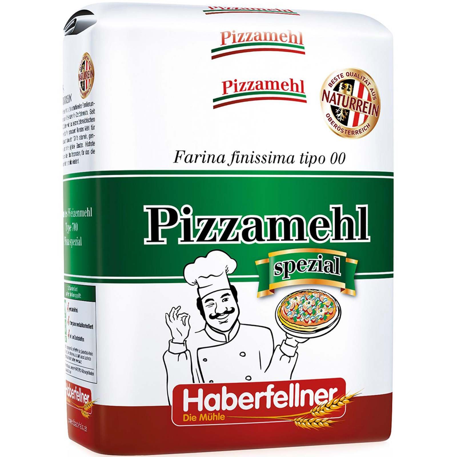 Farina finissima per pizza tipo 00 Haberfellner (AT W700 / DE 550)
