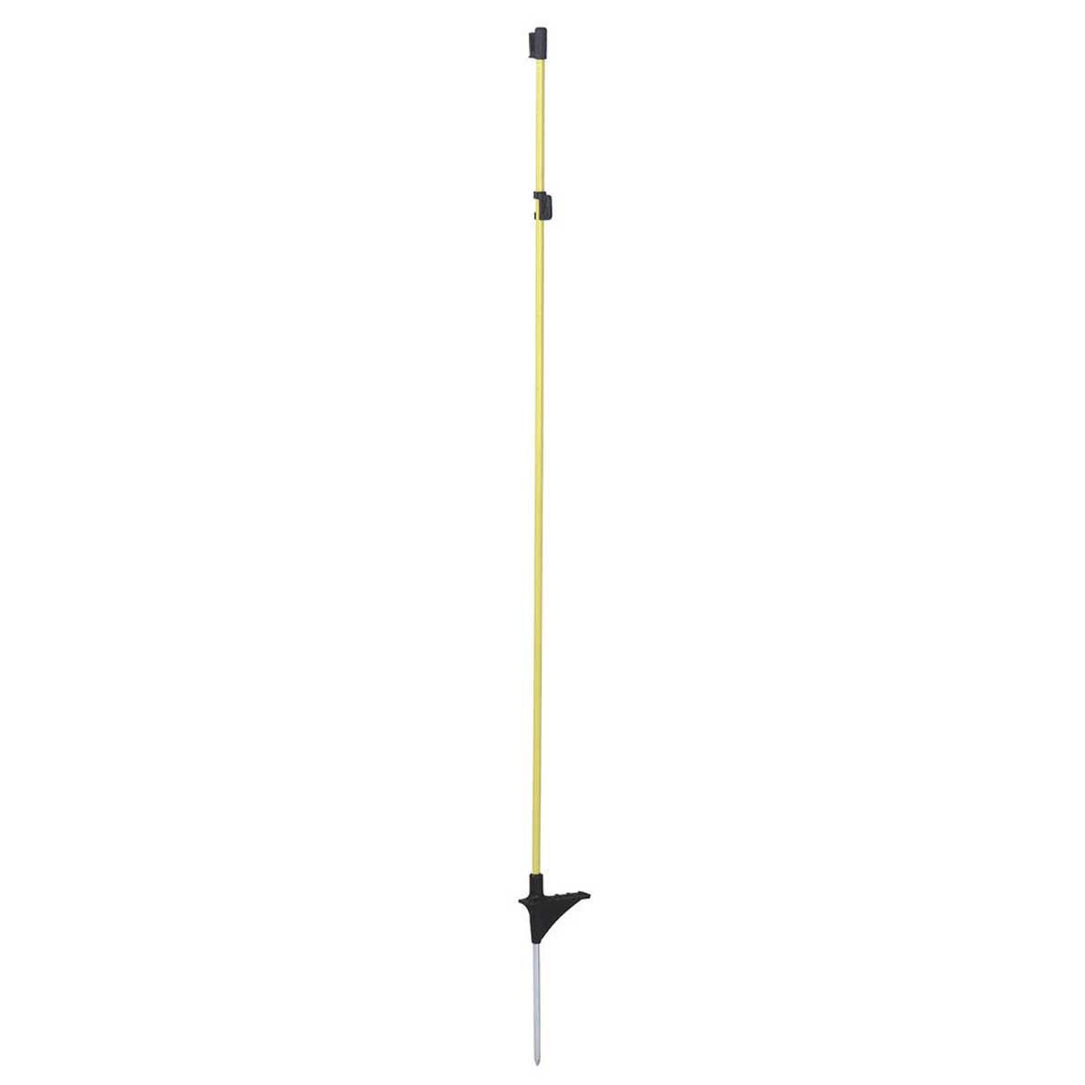 10x Piquet en fibre de verre ovale avec pointe en fibre de verre extra longue 110 cm