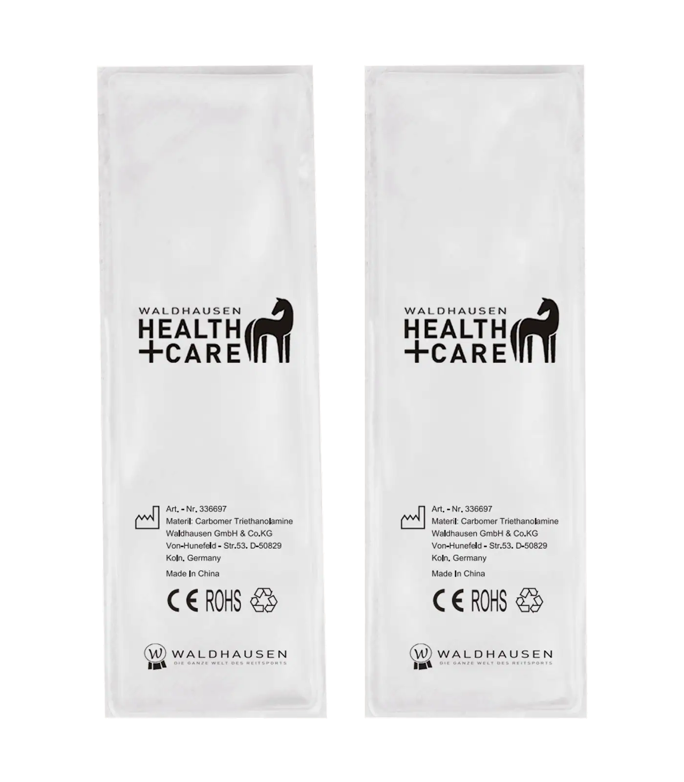 Waldhausen W-Health + Care Set di elementi refrigeranti per stinchiere (2 pezzi)