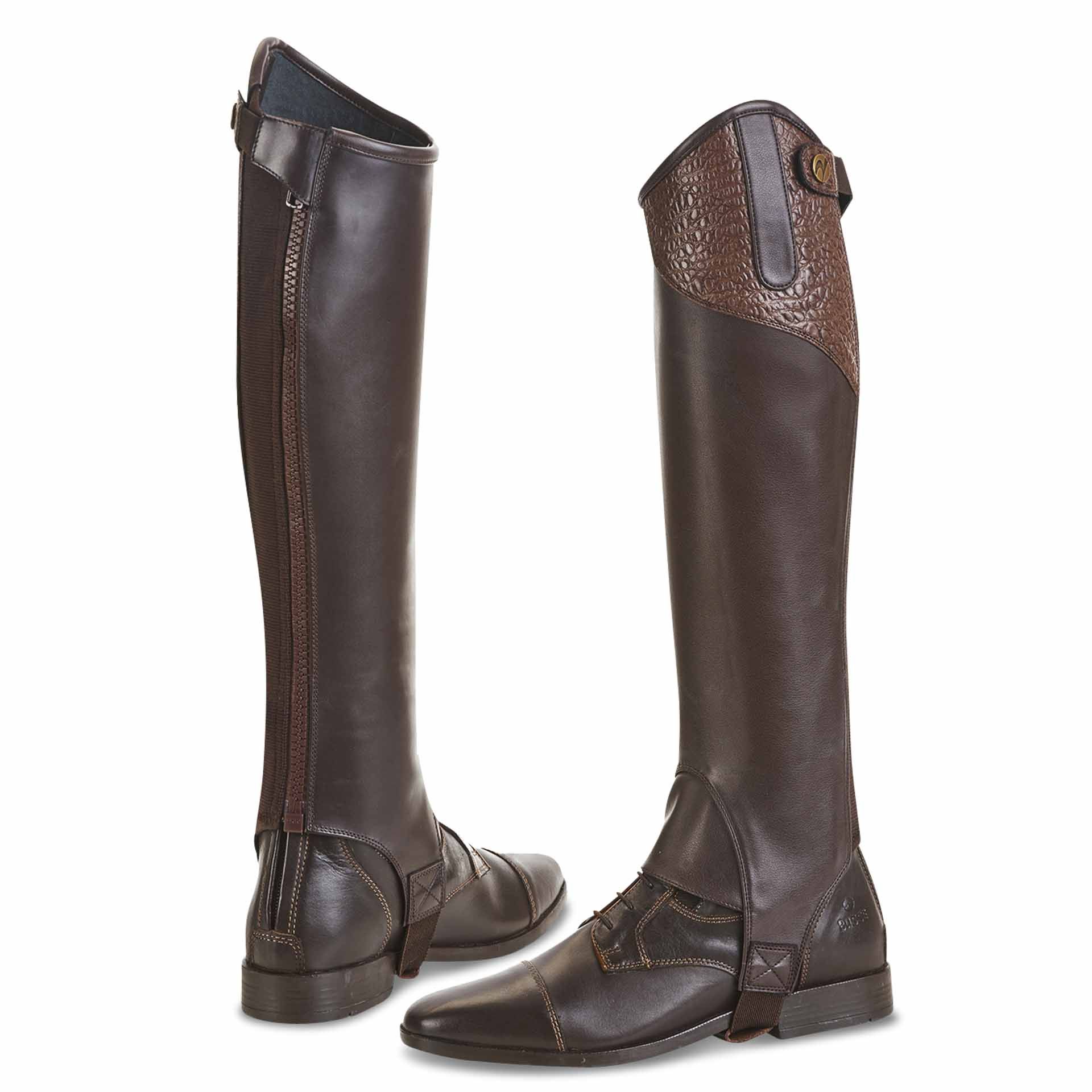 BUSSE Ghette da equitazione LARGO S marrone/zafferano