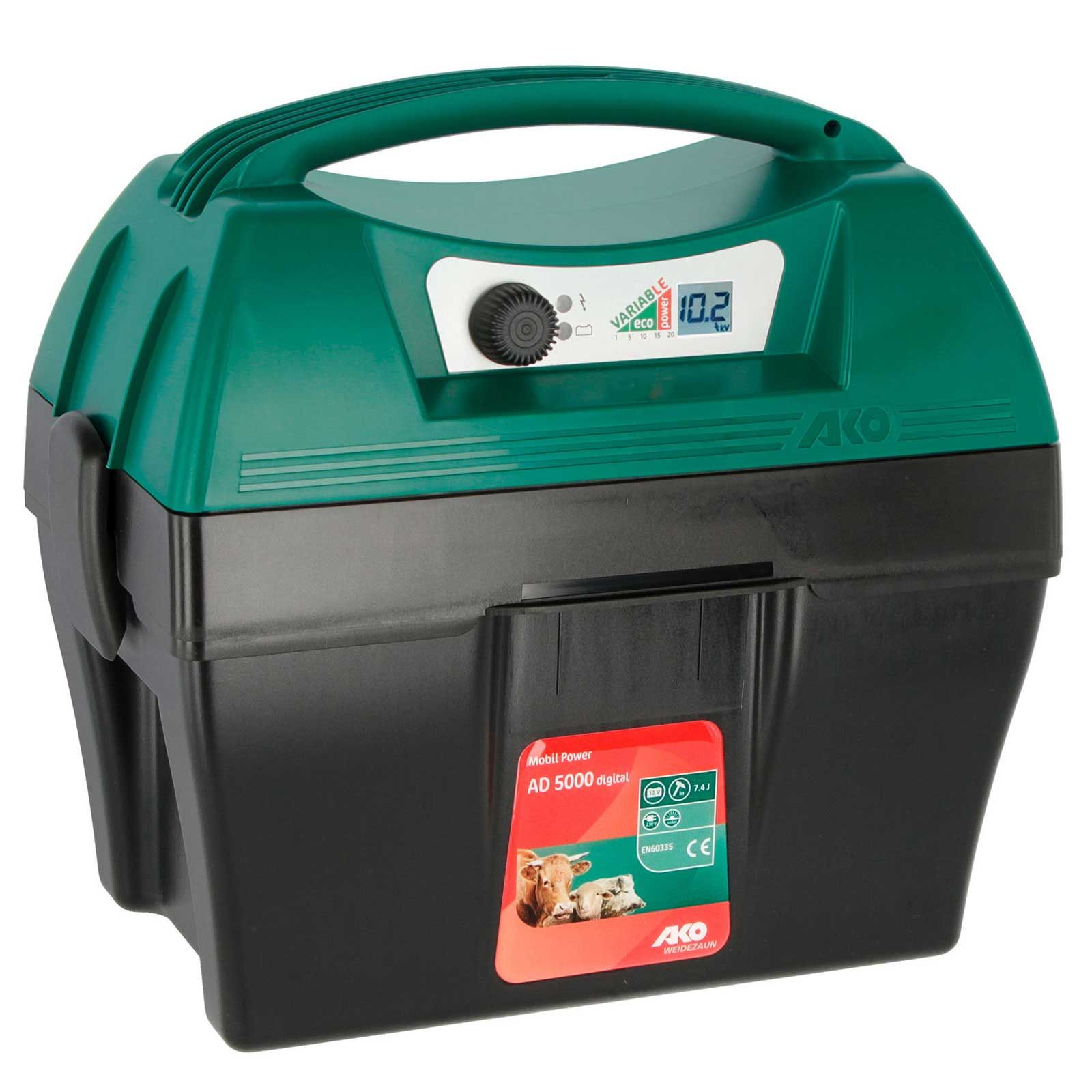 Électrificateur AKO Mobil Power AD 5000 digital 12V, 7.4 Joule