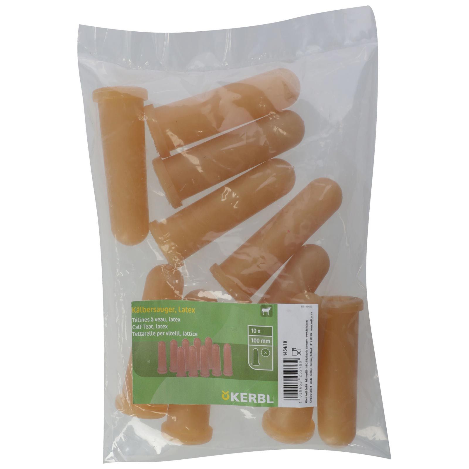 Kälbersauger Latex beige 100 mm (10er Pack)