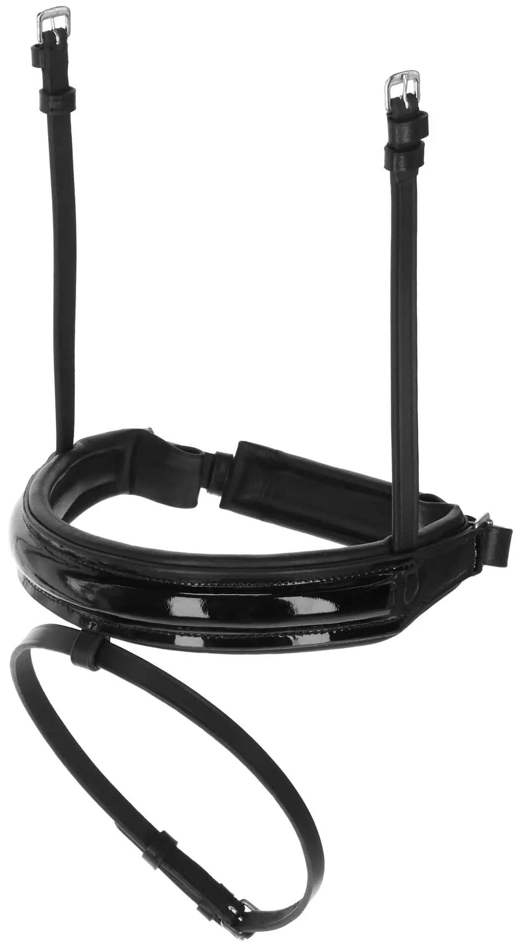 Covalliero Nose Band Swedish black lacquer, FULL