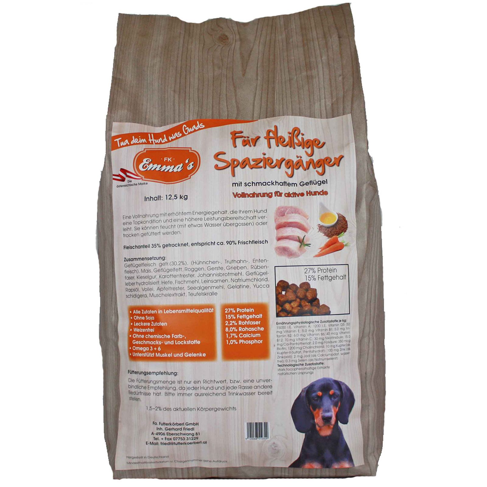 Emmas Hundefutter Spaziergänger 12,5 kg