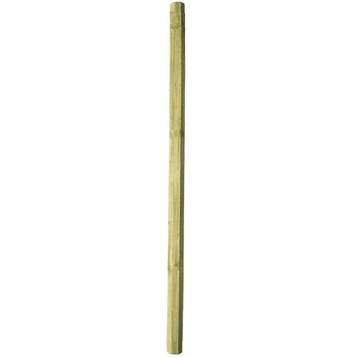 Traverse de clôture en bois Octo Wood ø100 mm 350 cm