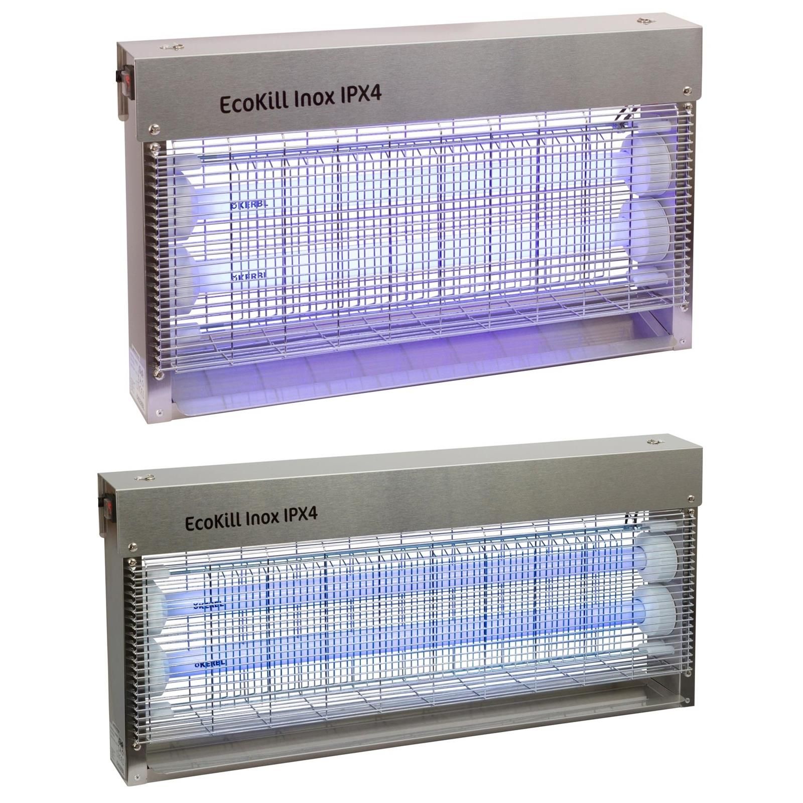Acchiappamosche elettrico Halley EcoKill Inox IPX4 in acciaio