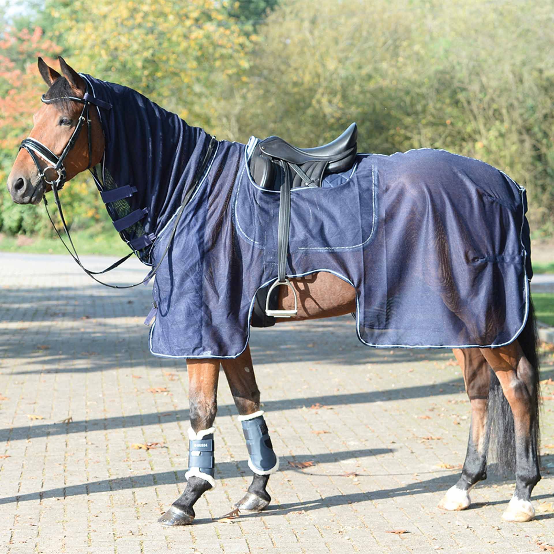 BUSSE Coperta antimosche da passeggiata MOSKITO III 95 blu navy
