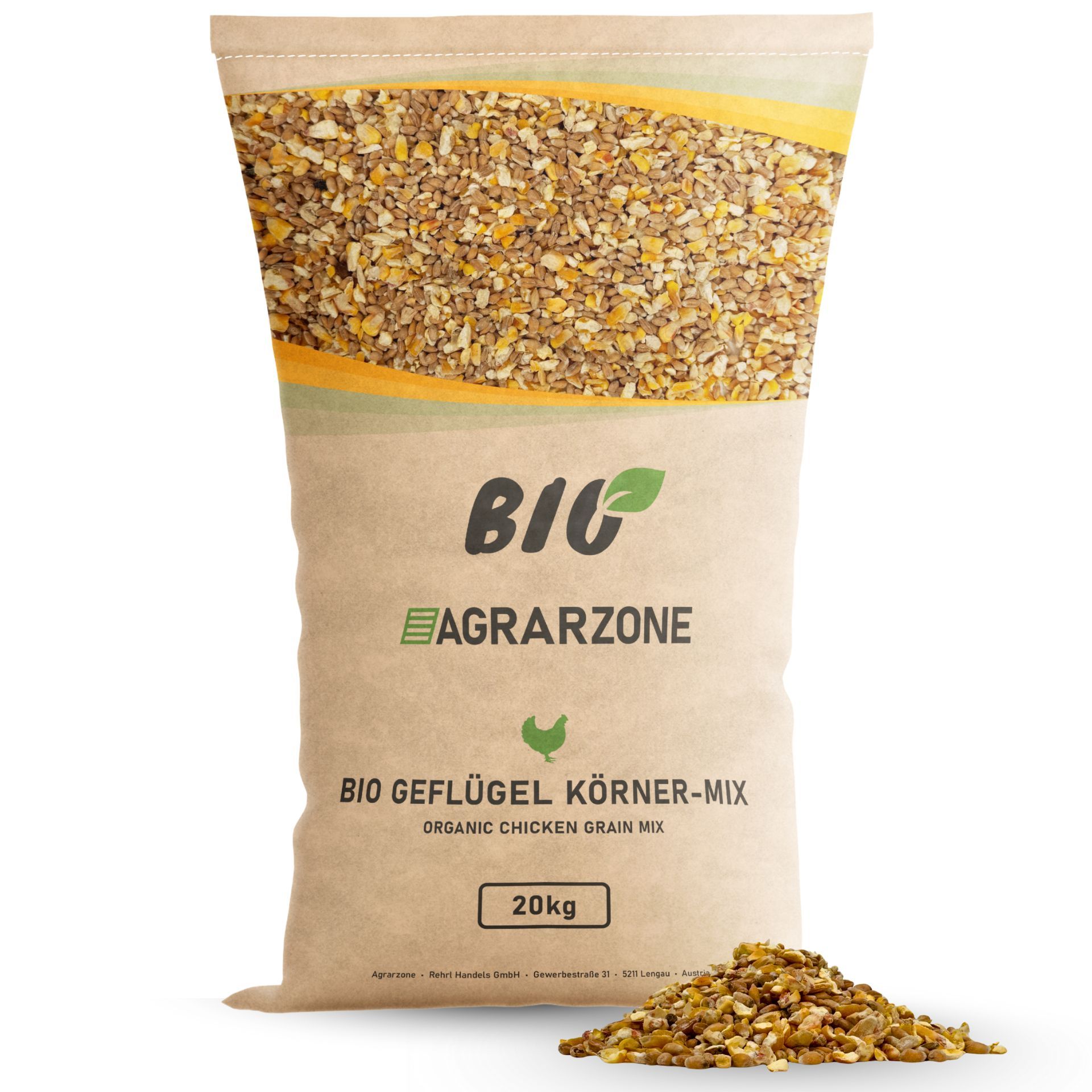 Agrarzone BIO Mangime Biologico per Galline Mix Granaglie 20 kg