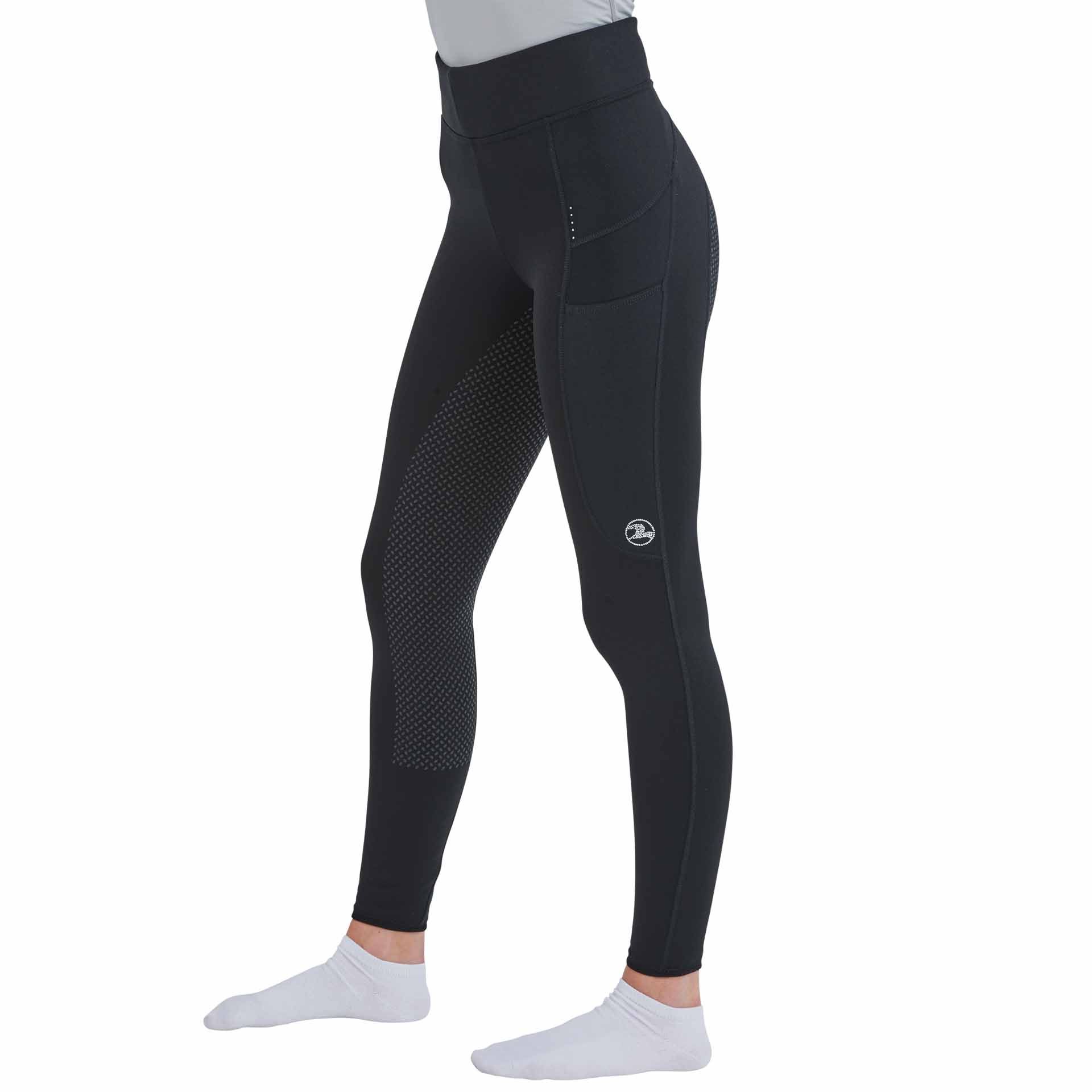 BUSSE Leggings da equitazione NURMES-WINTER II 34 nero