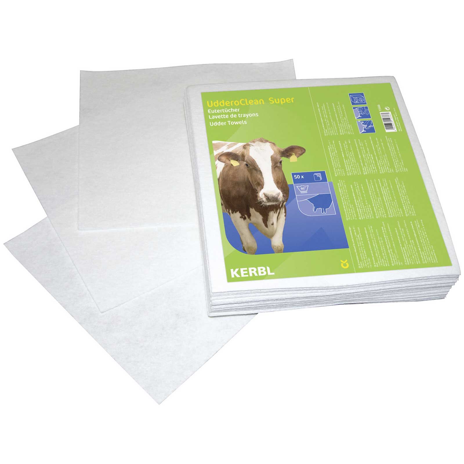 Panni per mammelle UdderoClean Super 34x37cm