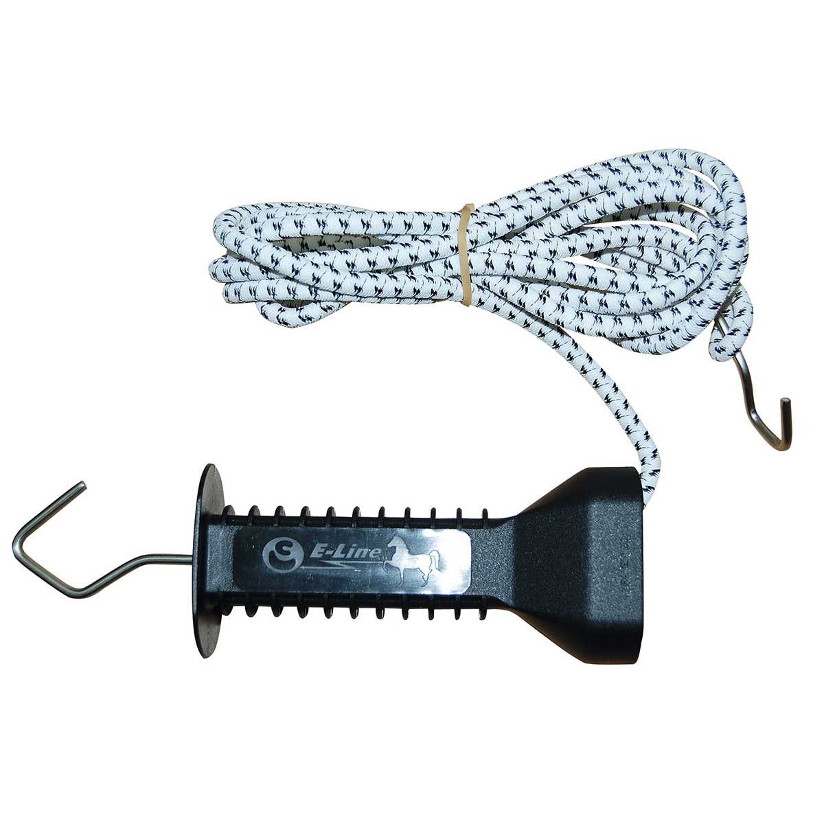 AKO E-Line Sistema di chiusura per recinti elettrici con corda elastica 7 mm da 3 a 6 metri