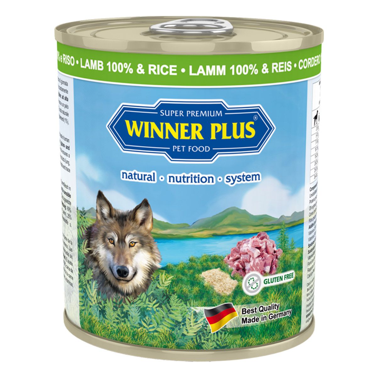 Winner Plus Super Premium Menu con agnello 100% e riso 6 x 800 g