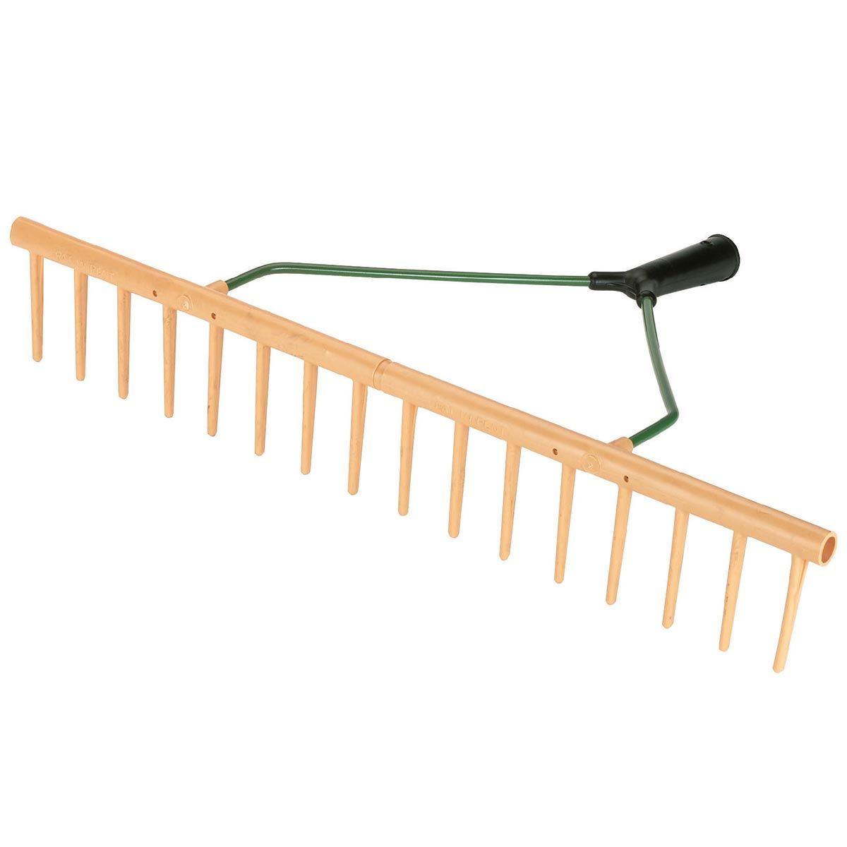 Rastrello in plastica 16 denti senza manico