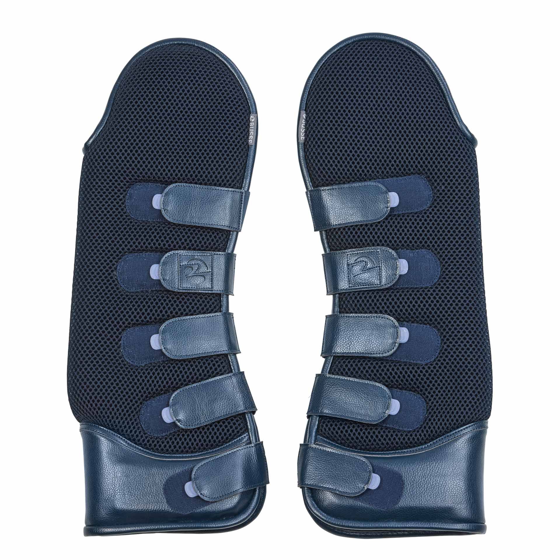 BUSSE Stinchiere da trasporto 3D AIR EFFECT FULL-anteriore blu navy