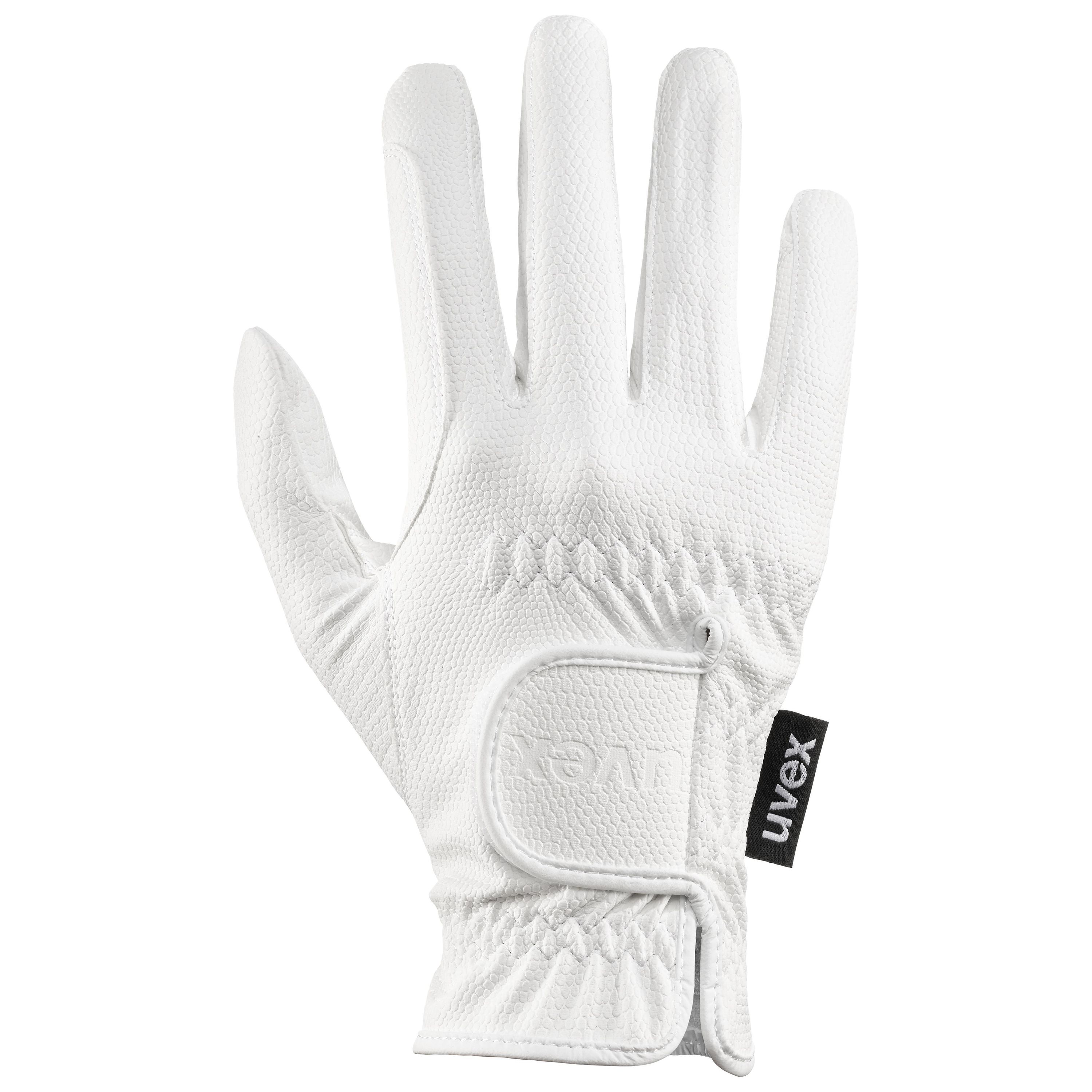 Guanti da equitazione uvex sportstyle bianchi 7