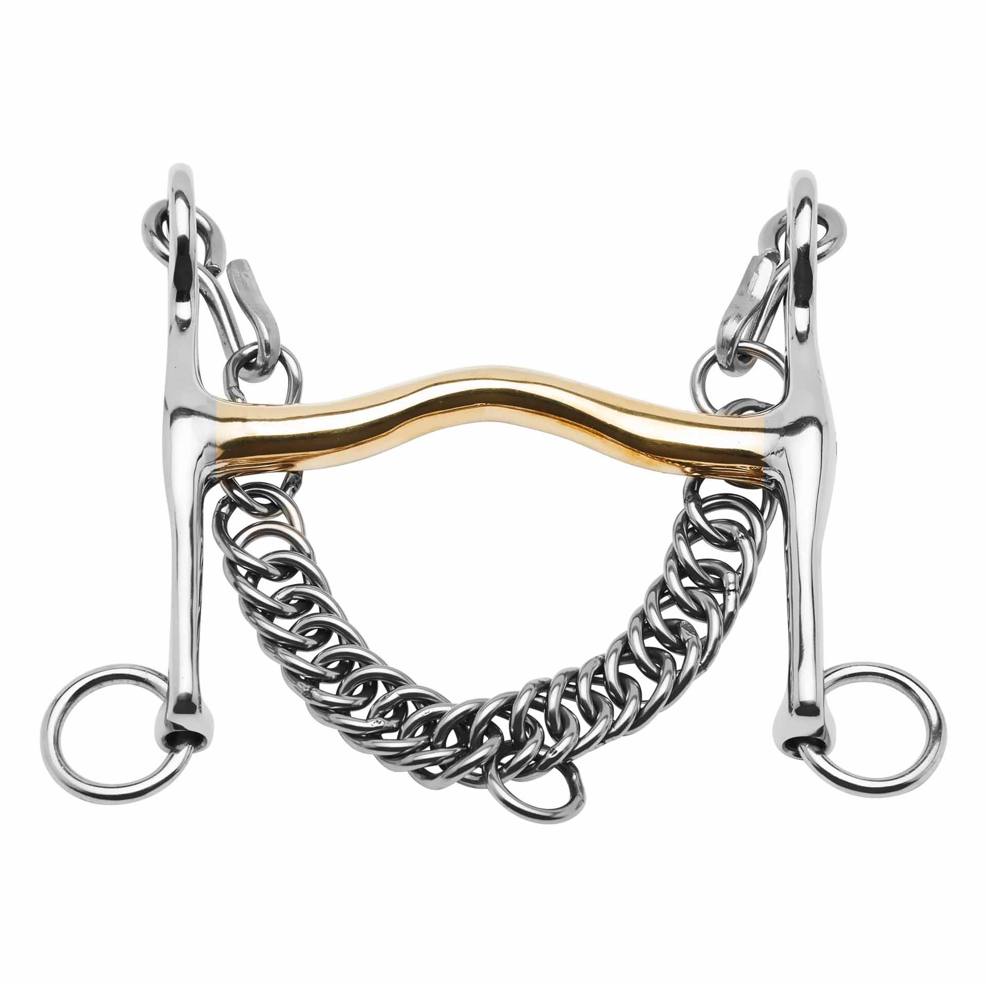 BUSSE Double Bridle, tapered mouthpiece, KAUGAN®, 12 mm 10.5 cm/50 mm