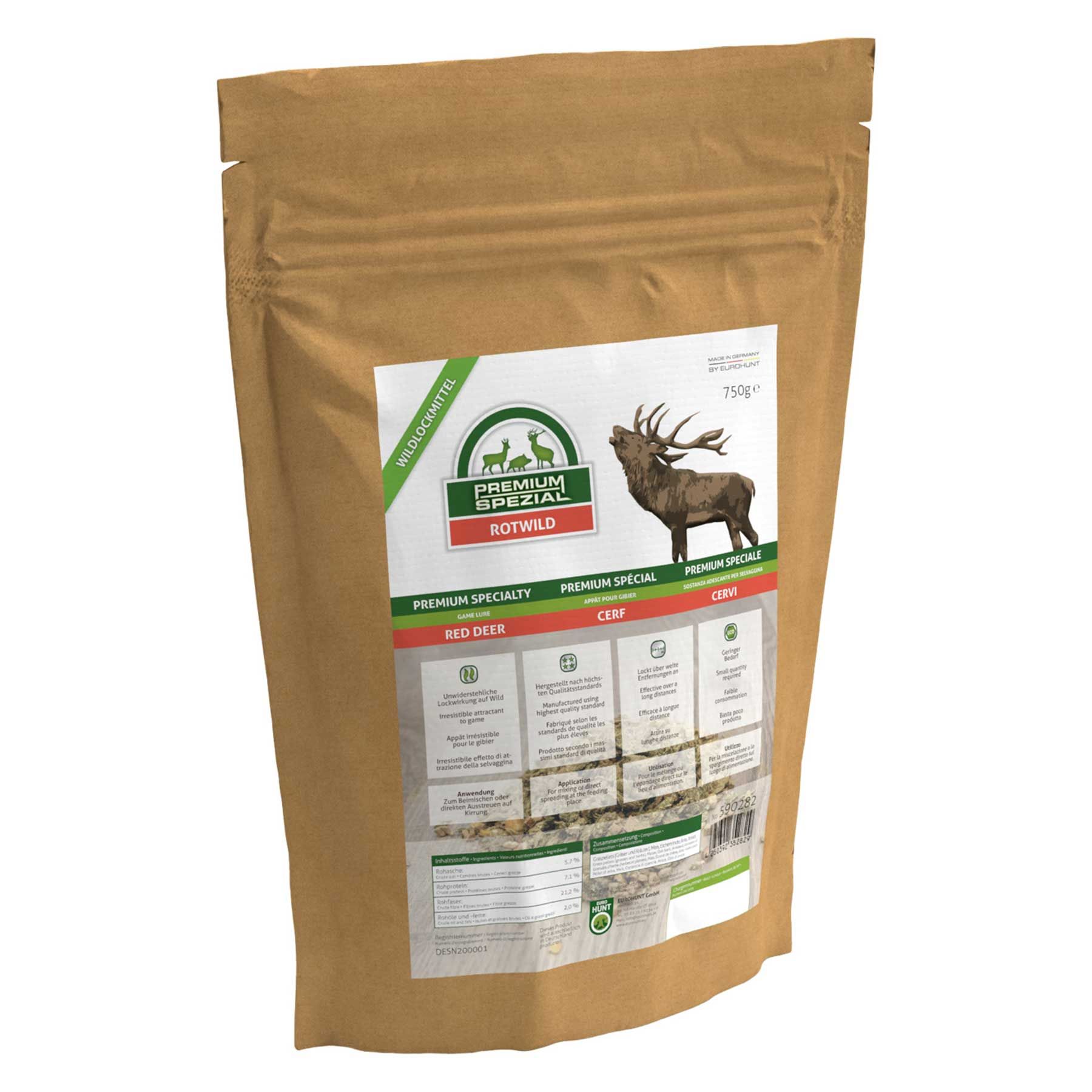 Eurohunt Wildlockmittel Premium Spezial Rotwild 750 g