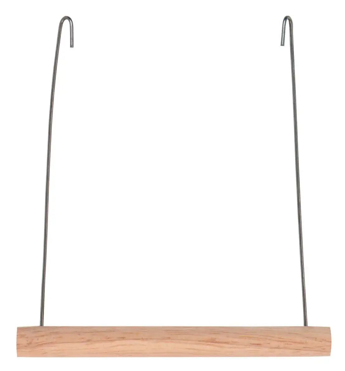 Balançoire Trapèze en bois pour oiseaux 12 x 13,5 cm