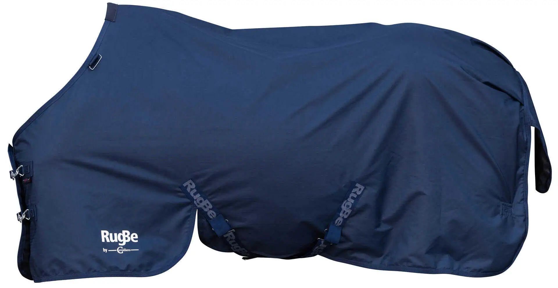 Couverture d'extérieur pour cheval Covalliero RugBe 100 g, bleu marine foncé, 105 cm