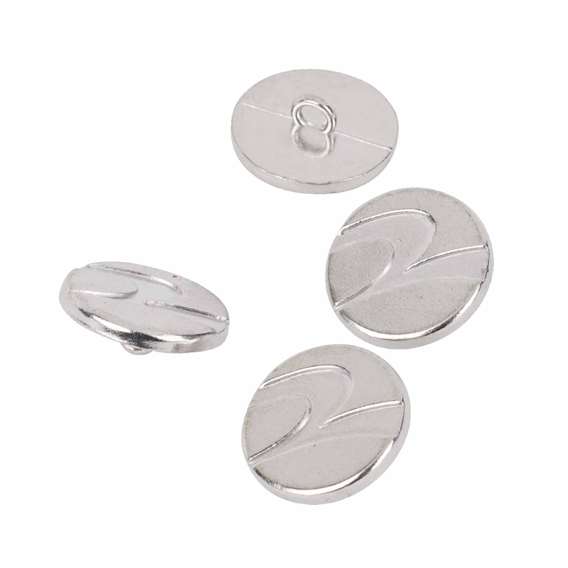 BUSSE spare button silver