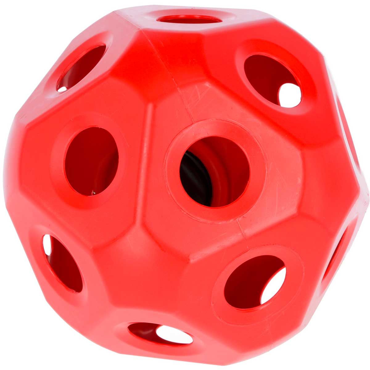Palla da gioco e alimentazione HeuBoy per cavalli e vitelli rosso