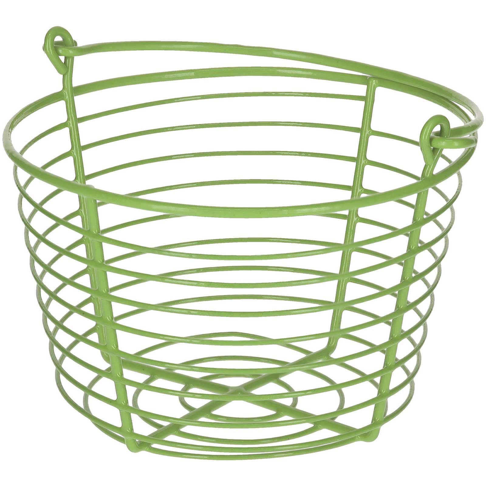 Panier à oeufs en métal vert
