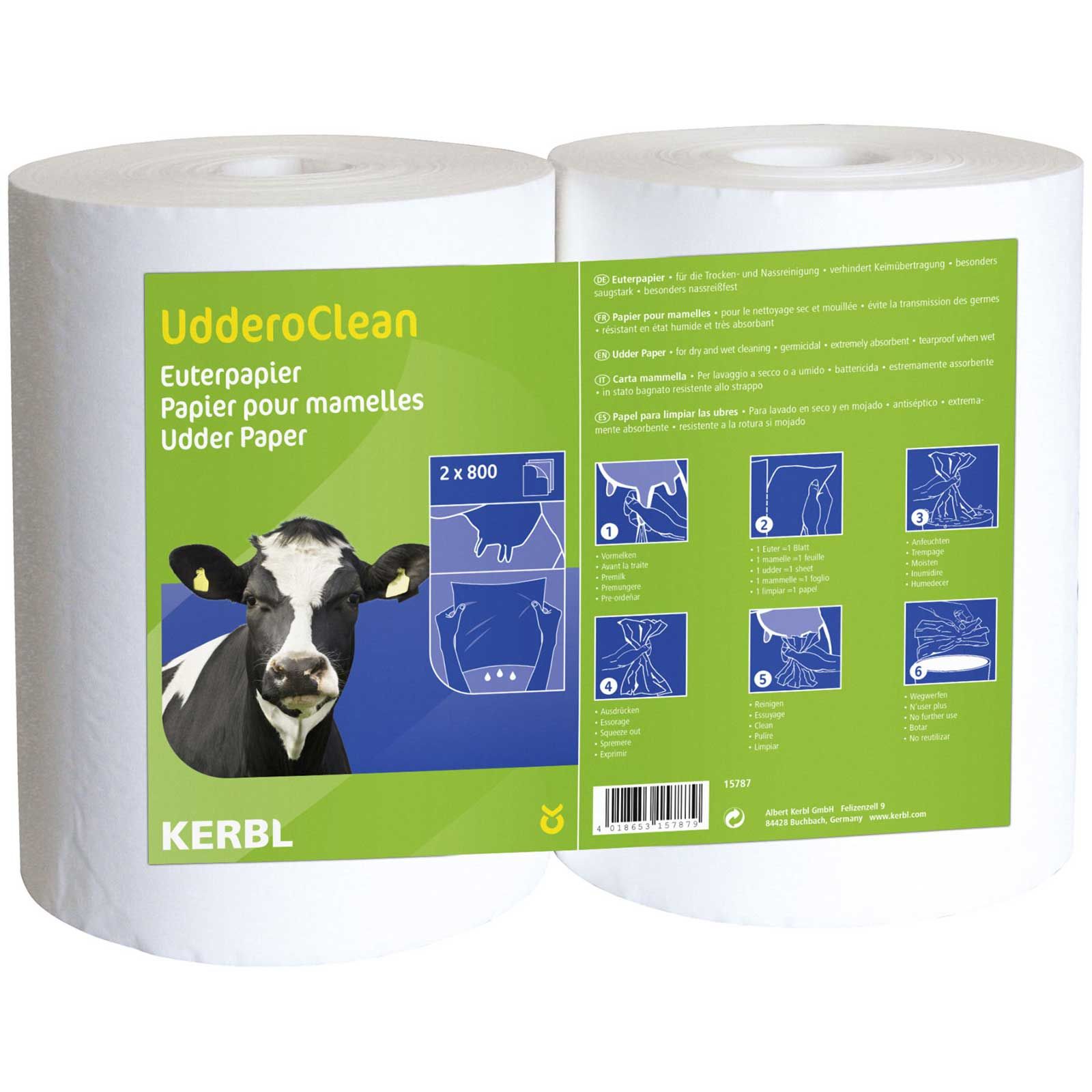 Carta per mammelle UdderoCLEAN