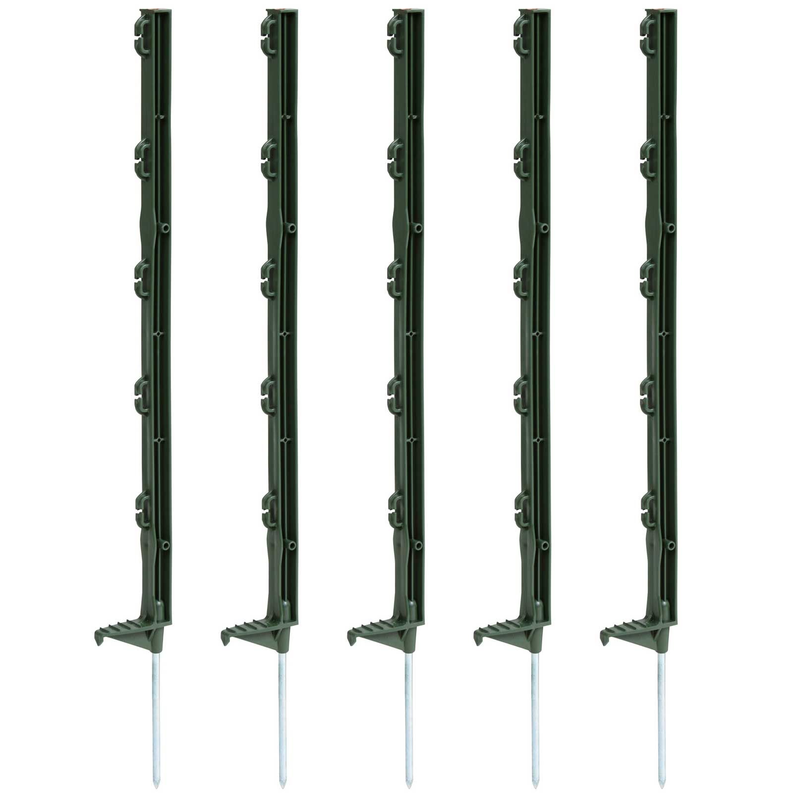 20x Agrarzone Paletto per recinti in plastica ECO 70 cm, verde