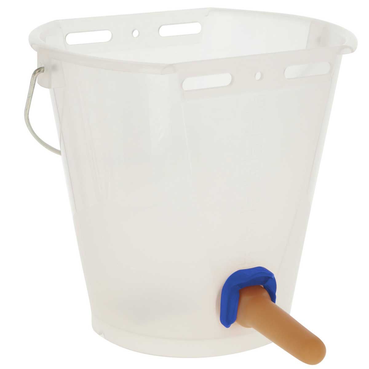 Secchio allattamento vitelli con valvola Fixclip New Generation 8 L