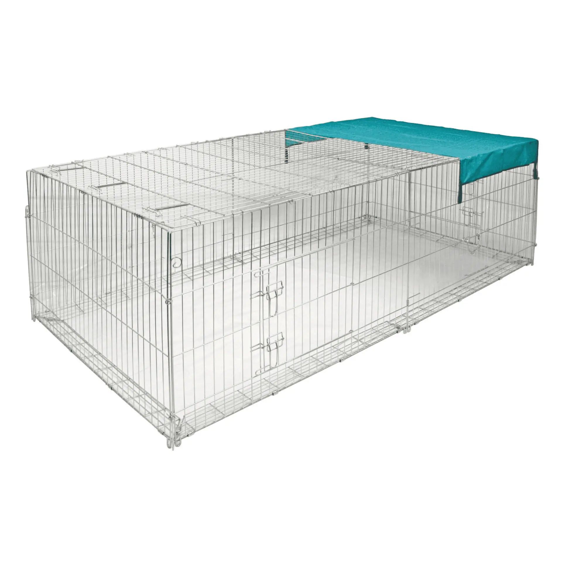 Kerbl Recinto per animali liberi con barriera di fuga 230x115x70 cm