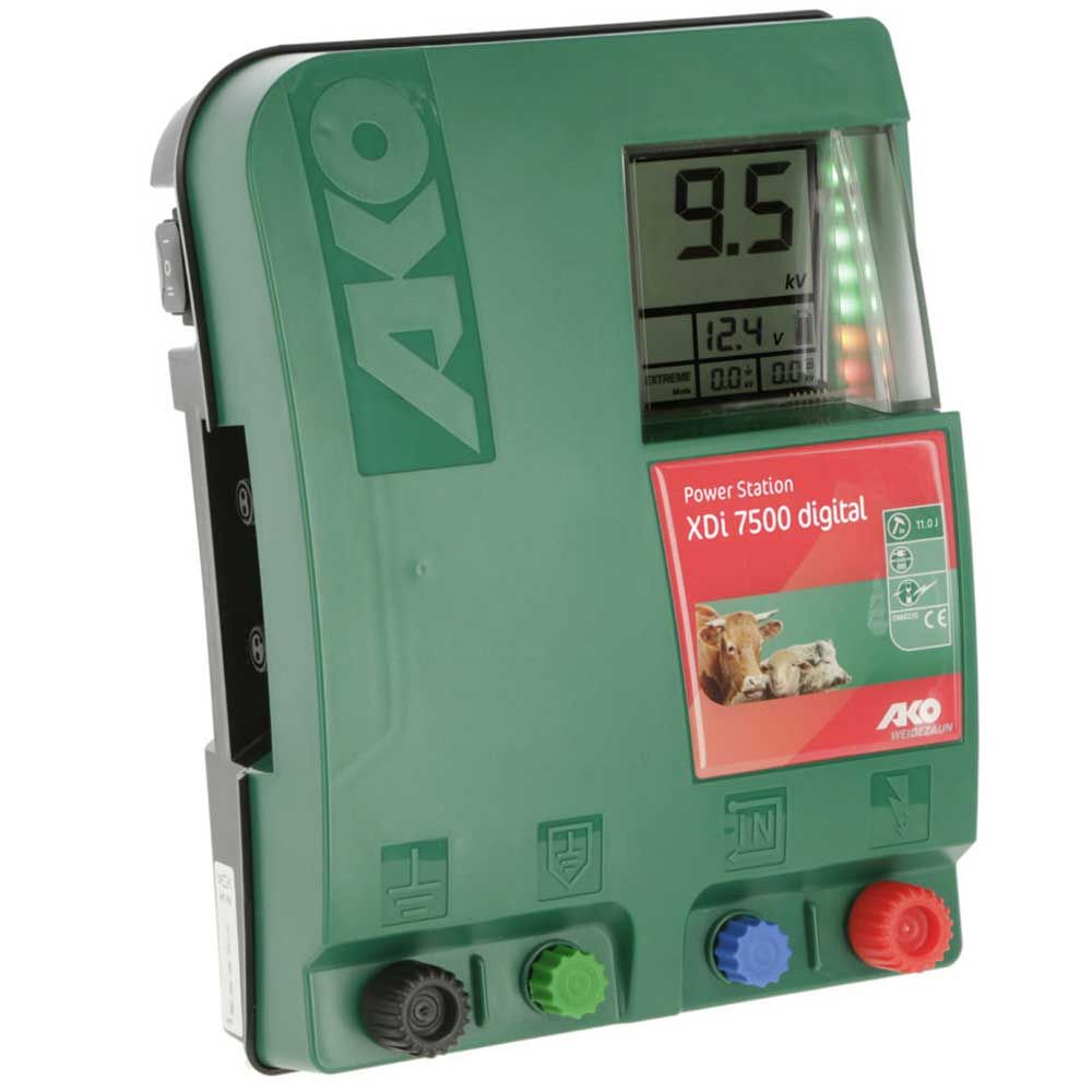 Elettrificatore AKO Power Station XDi 7500 digitale DUO Power 230V / 12V, 11 Joule