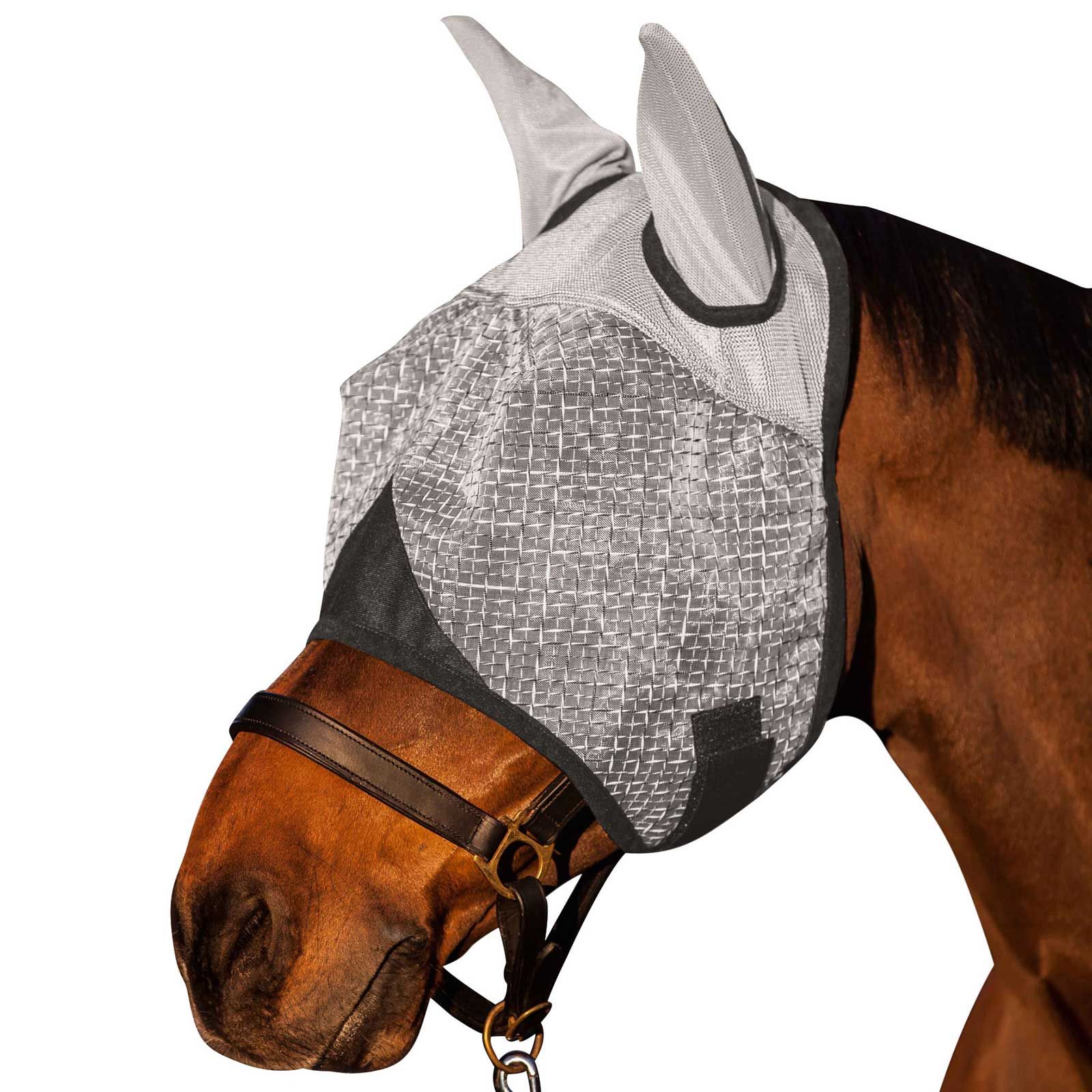 Kerbl Masque anti-mouches avec protection auditive cob