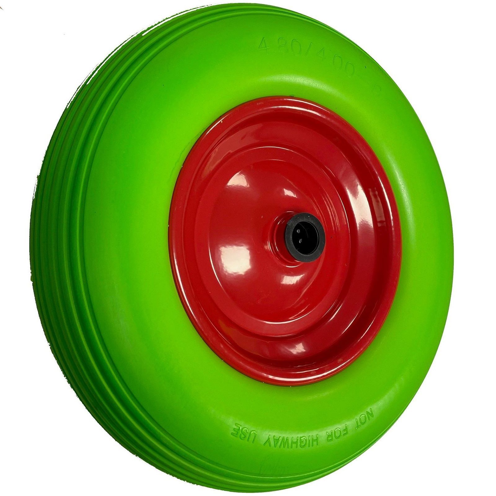 Schubkarrenrad pannensicher, grün