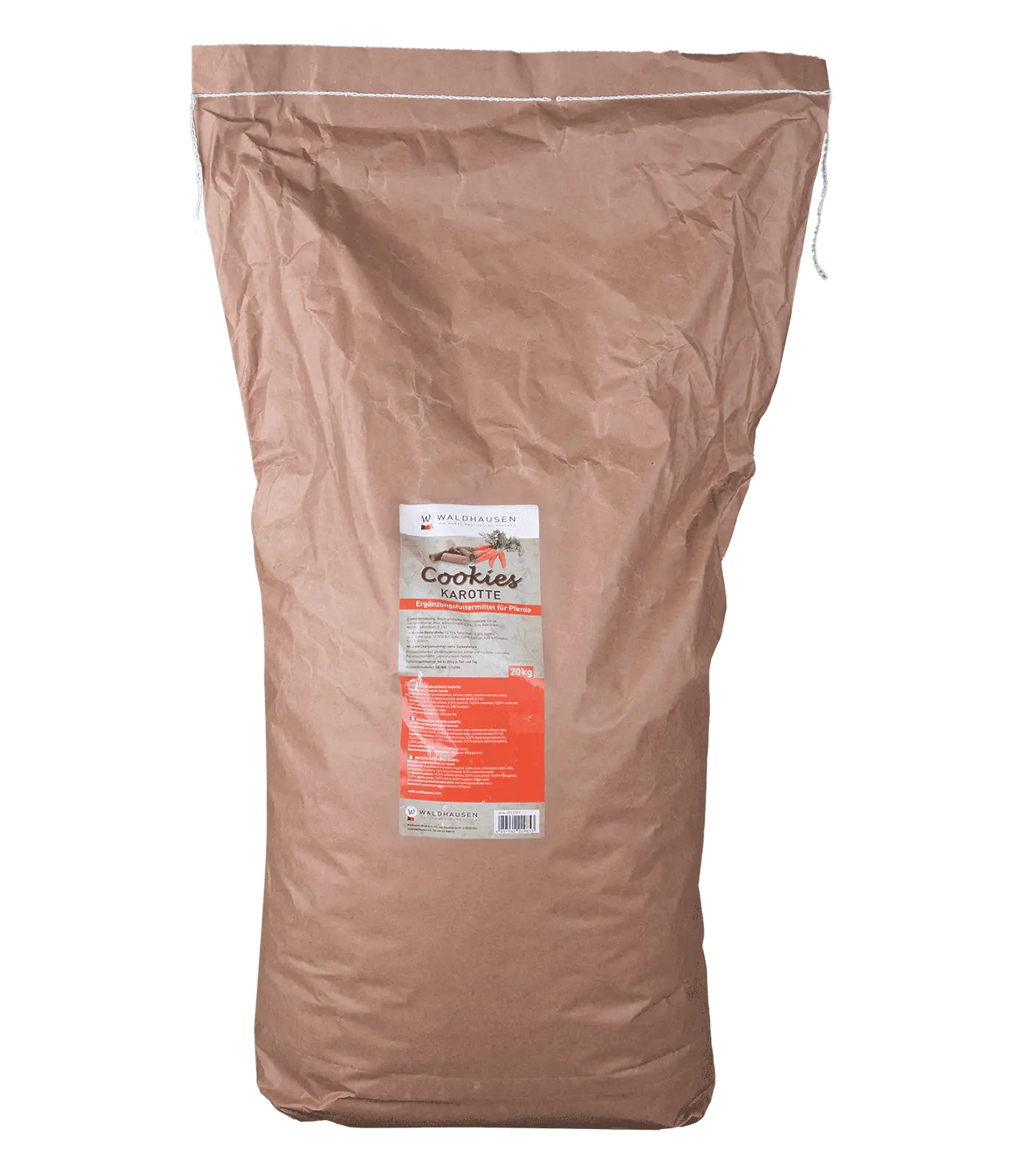 Waldhausen Biscotti per cavalli gusto carota, 20 kg