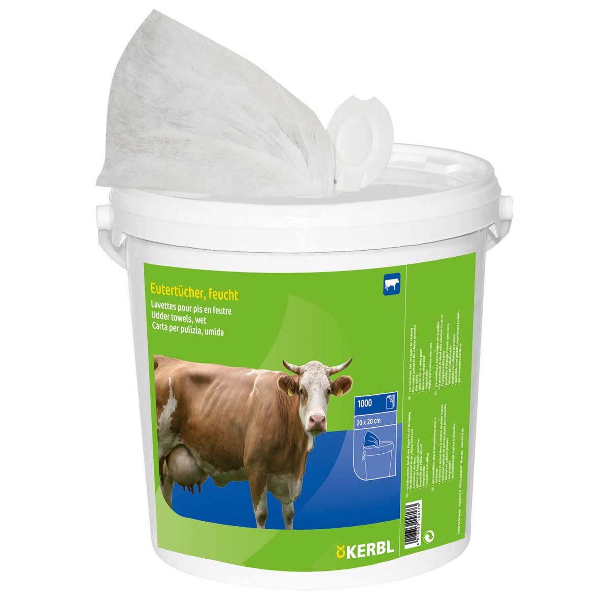 UdderoClean Salviette umidificate per mammelle 1000 fogli