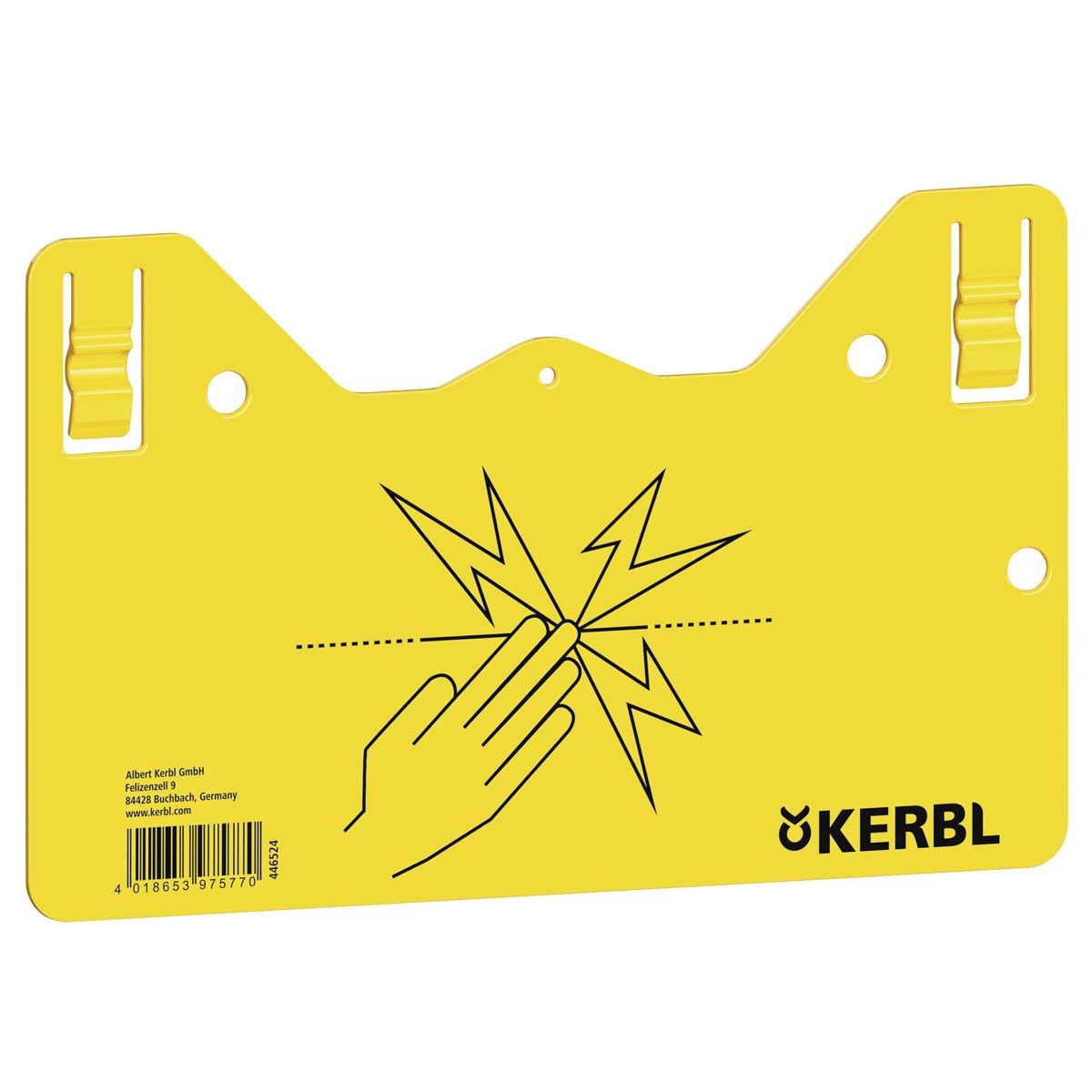 Kerbl Segnale di avvertimento “Attenzione! Recinzione elettrificata”