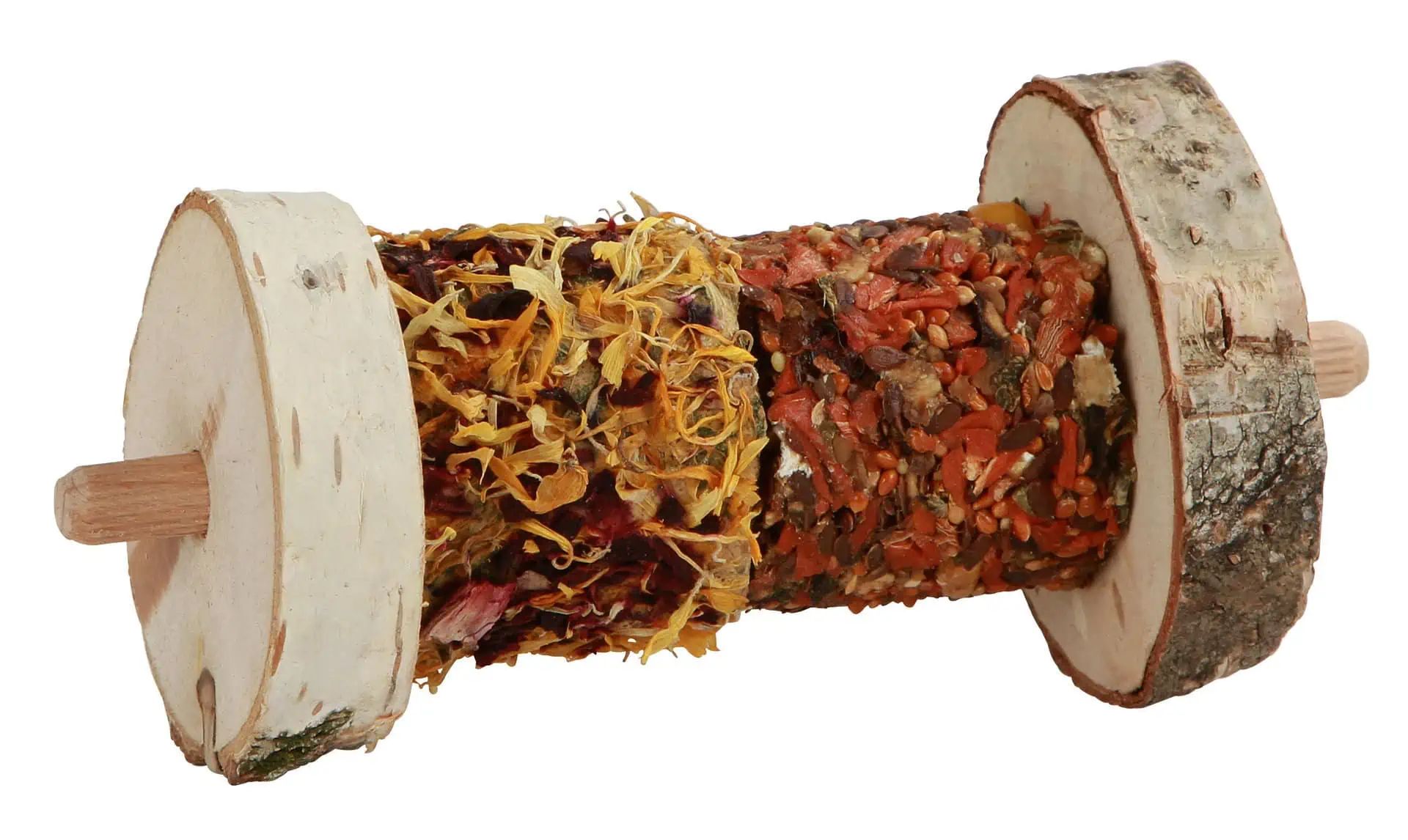 Nager Snack Rollbuffet auf Holzspieß, 11x6 cm