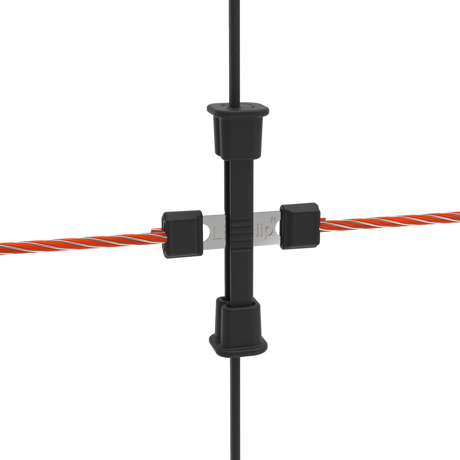  Raccord à renforts verticaux pour filets de clôture Litzclip