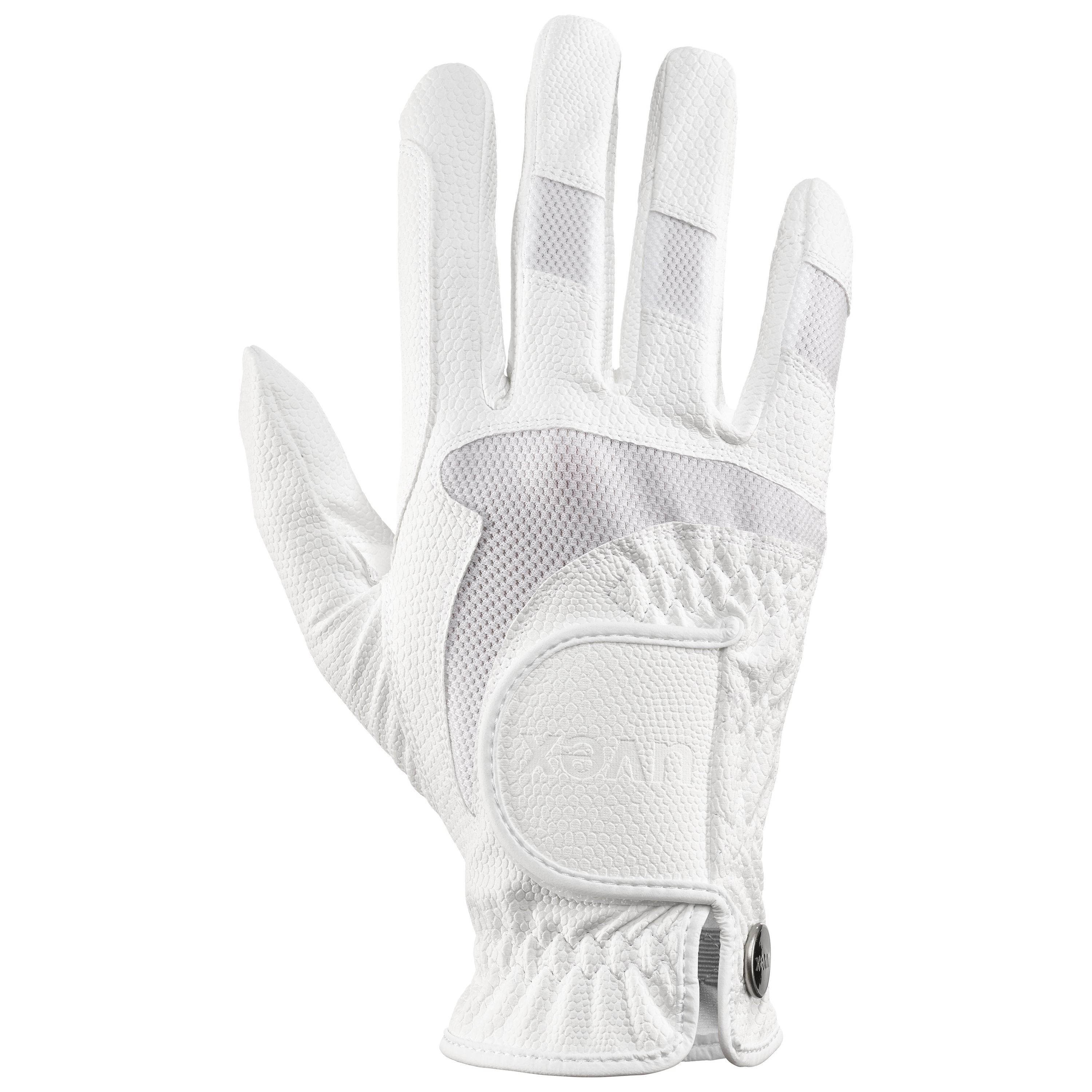 Guanti da equitazione uvex i-performance 2 bianco 6.5