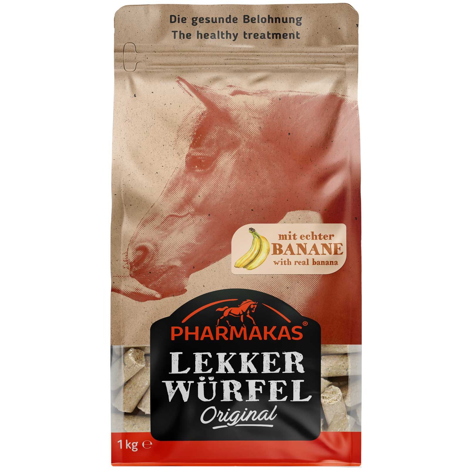 Pharmakas biscuits pour chevaux banane 1 kg
