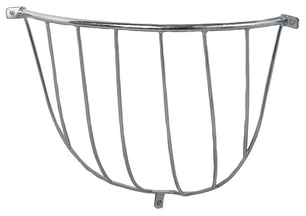Corner hay rack, galvanized, 70 x 52 x 61 cm
