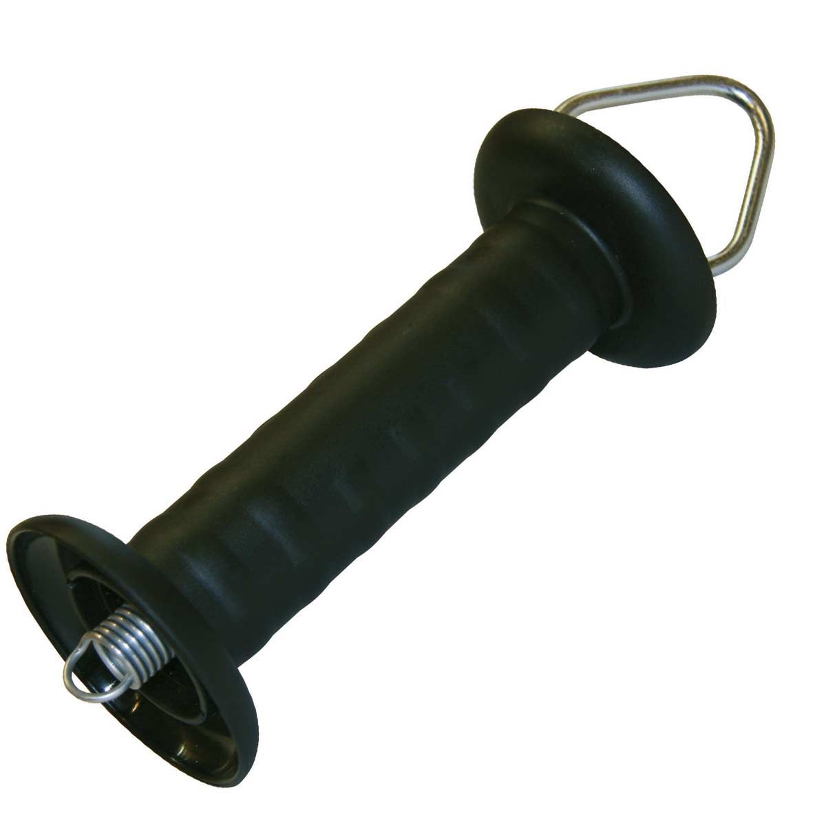 Maniglia per cancello con occhiello nero