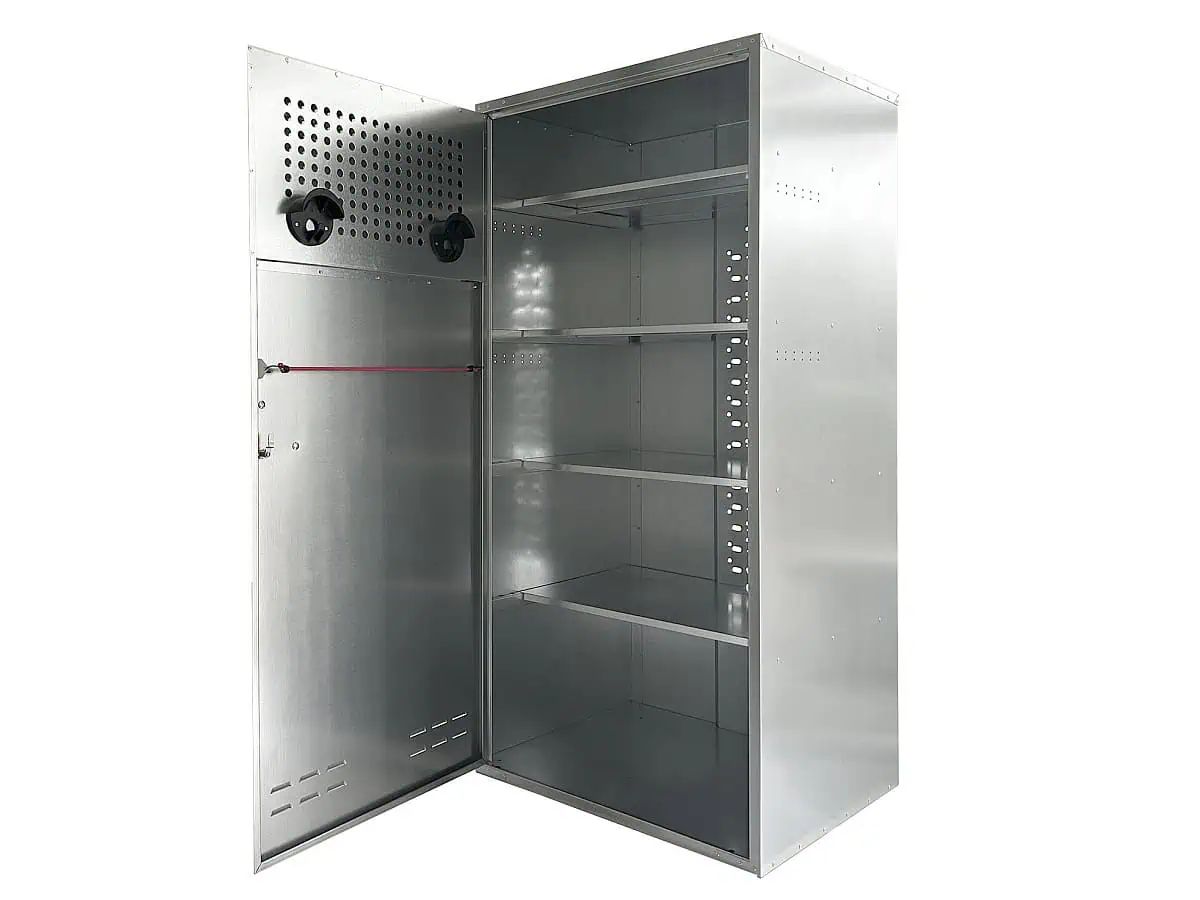 Universalschrank 190x90x75 cm Zylinderschloss 3-fach-Verriegelung
